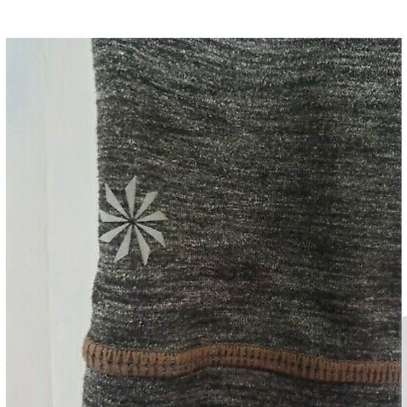 Athleta Relay Gray Heathered Capri Leggings XXS - Picture 2 of 7